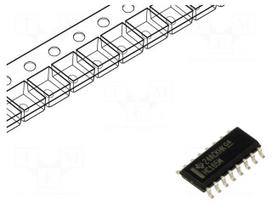 IC: digital | 8bit,shift register,parallel in,serial output | SMD