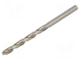 Drill bit | for metal | Ø: 4.8mm | high speed steel grounded HSS-G