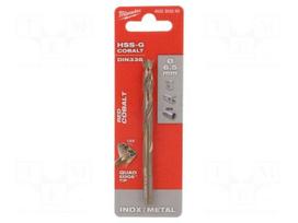 Drill bit | for metal | Ø: 6.5mm | high speed steel cobalt HSS-Co