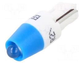 LED lamp | blue | T5 | 24VDC | 24VAC | plastic | 3mm | -20÷60°C