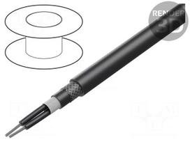 Wire: control cable | ÖLFLEX® ROBUST FD C | 2x1mm2 | black | stranded
