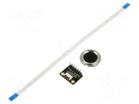 Sensor: fingerprint scanner | UART | 3.3VDC | 40mA | Ø19mm