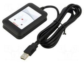 RFID reader | 4.3÷5.5V | USB | antenna | Range: 100mm | 88x56x18.5mm