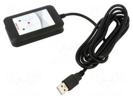 RFID reader | 4.3÷5.5V | USB | antenna | Range: 100mm | 88x56x18.5mm