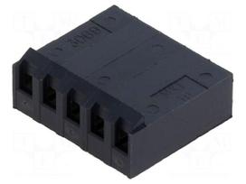 Connector: wire-board | socket | female | PIN: 5 | straight | crimped