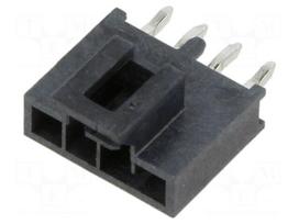 Connector: wire-board | socket | male | PIN: 4 | Nano-Fit | straight