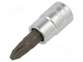 Socket: Phillips-bit | PH2 | 1/4" | Chrom-vanadium steel