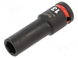 Socket: 6-angles | socket spanner,impact | HEX 13mm | 1/2" | long