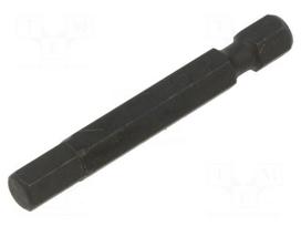 Screwdriver bit | hex key | HEX 6mm | 1/4" | Overall len: 50mm