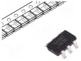 PMIC | DC/DC converter | Uin: 4.7÷36VDC | Uout: 2÷15VDC | 0.6A | SOT23-6
