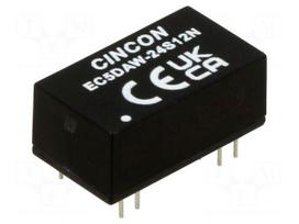 Converter: DC/DC | 10W | Uin: 9÷36VDC | Uout: 12VDC | Iout: 833mA | THT
