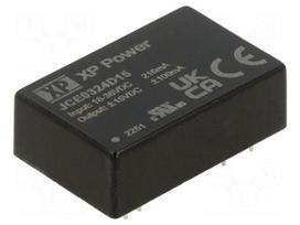 Converter: DC/DC | 3W | Uin: 18÷36VDC | Uout: 15VDC | Uout2: -15VDC | THT