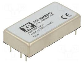 Converter: DC/DC | 40W | Uin: 36÷75VDC | Uout: 12VDC | Iout: 3.33A | THT
