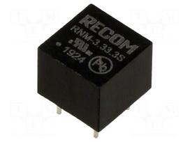 Converter: DC/DC | 1W | Uin: 2.97÷3.63VDC | Uout: 3.3VDC | Iout: 303mA