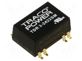 Converter: DC/DC | 3W | Uin: 18÷36VDC | Uout: 12VDC | Uout2: -12VDC | SMT