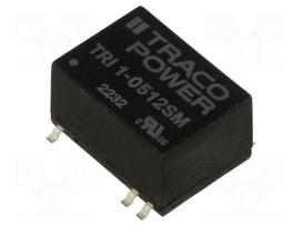 Converter: DC/DC | 1W | Uin: 4.5÷5.5VDC | Uout: 12VDC | Iout: 84mA | SMD14