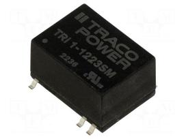 Converter: DC/DC | 1W | Uin: 10.8÷13.2VDC | Uout: 15VDC | Uout2: -15VDC