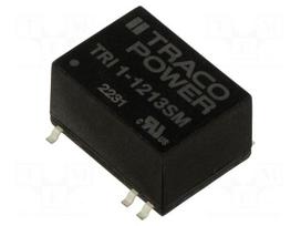 Converter: DC/DC | 1W | Uin: 10.8÷13.2VDC | Uout: 15VDC | Iout: 68mA