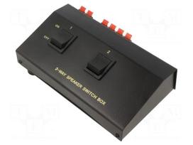 Speaker selector | Input: spring clamp | Out: spring clamp x4 | 8Ω