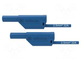 Test lead: single | 32A | banana plug 4mm,both sides | Urated: 1kV