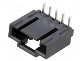 Connector: wire-board | socket | male | PIN: 5 | SL | angled 90° | THT