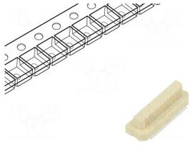 Connector: PCB to PCB | male | PIN: 40 | Archer .5 | vertical | SMT