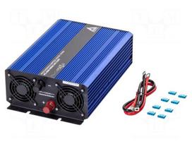 Converter: DC/AC | 2kW | Uout: 230VAC | 22÷30VDC | 370x230x108mm | 24V