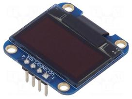 Display: OLED | graphical | 0.96" | 128x64 | Dim: 27.3x27.3x2.37mm
