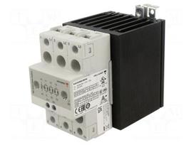 Relay: solid state | 25A | Uswitch: 42÷660VAC | 3-phase | IP20 | RGC3
