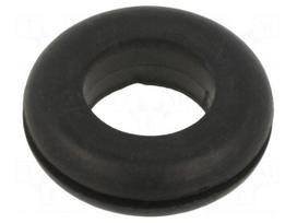Grommet | Ømount.hole: 20.62mm | Øhole: 14.27mm | rubber