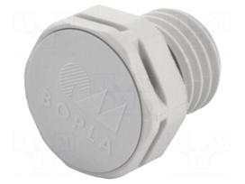 Pressure compensation device | IP69 | light grey | Thread: M12