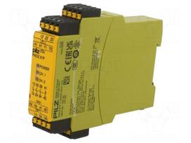 Automation module: safety relay | Usup: 24VDC | IN: 1 | OUT: 4 | IP40