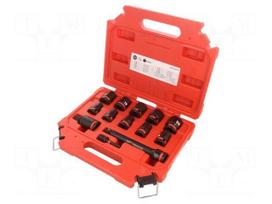 Wrench-set | 6-angles,socket spanner,impact | 1/2" | 13pcs.
