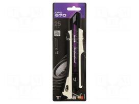 Knife | professional,universal | 25mm | Razar Black Blade®