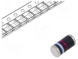Diode: rectifying | SMD | 100V | 1A | DO213AB,MELF plastic | Ufmax: 1.1V