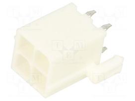 Connector: wire-board | socket | male | PIN: 4 | Mini-Fit Jr | straight