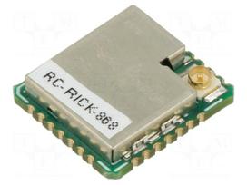 Module: radio modem | 868MHz | UART | -140dBm | 2.5÷3.7VDC | 18.5dBm
