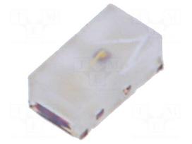LED | yellow | SMD | 0603 | 3.55÷7.5mcd | 1.8÷2.6VDC | 1.6x0.8x0.6mm | 80°