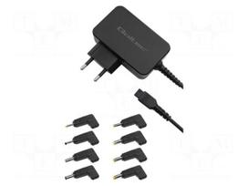 Power supply: switching | 19VDC | 2.37A | 45W | Body dim: 75x90x29mm