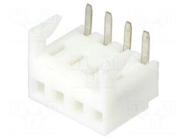 Connector: wire-board | socket | female | PIN: 4 | right | for cable | THT
