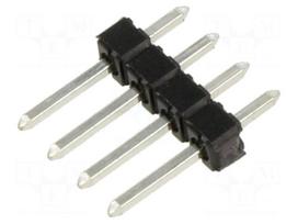 Connector: pin strips | socket | male | PIN: 4 | THT | KK 254 | straight