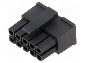 Connector: wire-board | plug | female | Micro-Fit 3.0 | PIN: 10 | 3mm