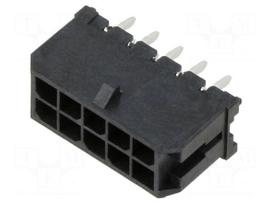 Connector: wire-board | socket | male | PIN: 10 | Micro-Fit 3.0 | 3mm