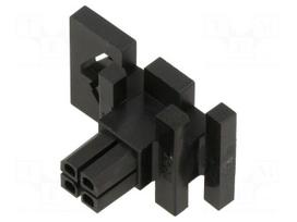 Connector: wire-board | socket | female | PIN: 4 | straight | crimped
