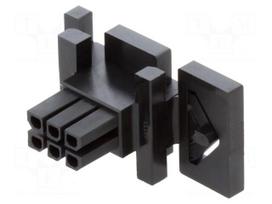 Connector: wire-board | socket | female | PIN: 6 | straight | crimped