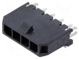 Connector: wire-board | socket | male | PIN: 4 | Micro-Fit 3.0 | 3mm | 5A
