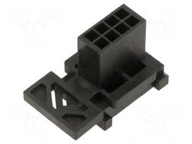 Connector: wire-board | plug | male | PIN: 8 | straight | crimped | 3mm