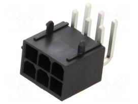 Connector: wire-board | male | PIN: 6 | straight | for cable | THT | 4.2mm
