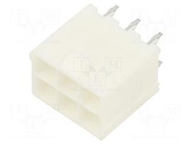 Connector: wire-board | male | PIN: 6 | straight | for cable | THT | 4.2mm