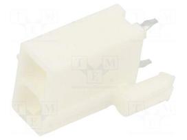 Connector: wire-board | male | PIN: 2 | straight | for cable | THT | 4.2mm